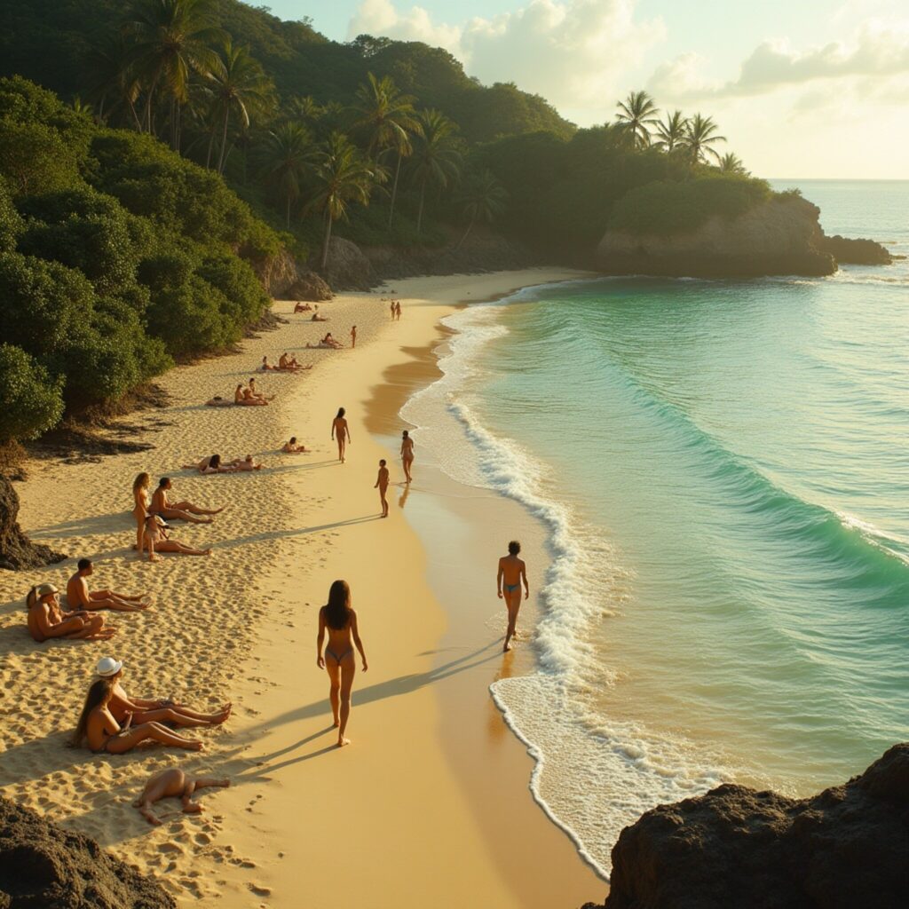 primeira praia naturista oficial Brasil