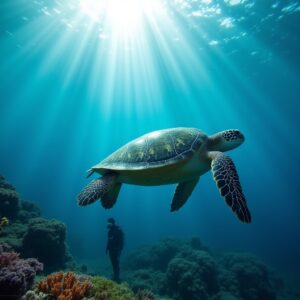 observação de tartarugas